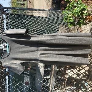 Gold toupe metallic dress